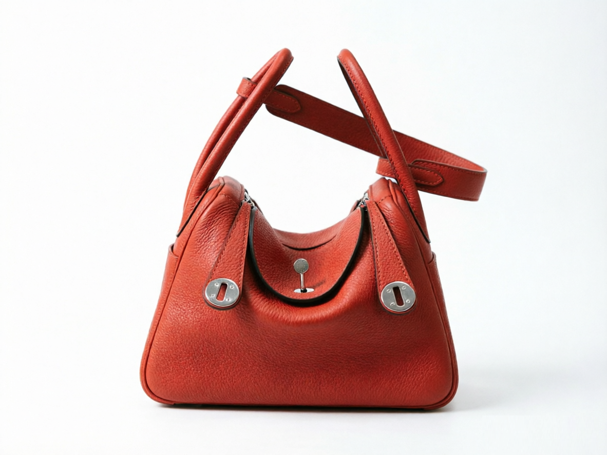 image_1781325078361_vfn5ap 에르메스 린디 30 백 레드 카프스킨 HL5286 - 이미지 1